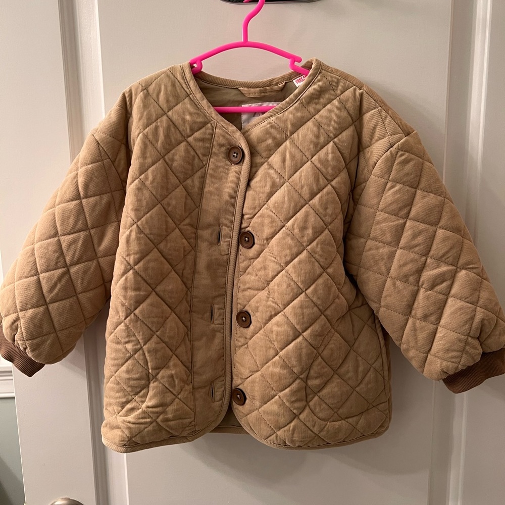 Zara corduroy jacket 3-4Y. Never worn.